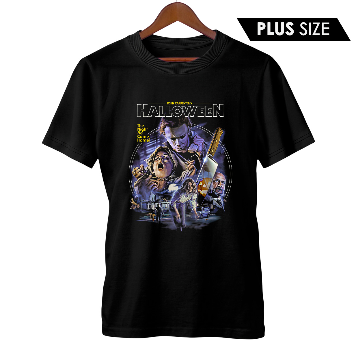 Camiseta Plus Size Halloween | O Chamado de Michael Myers | Filme de Terror