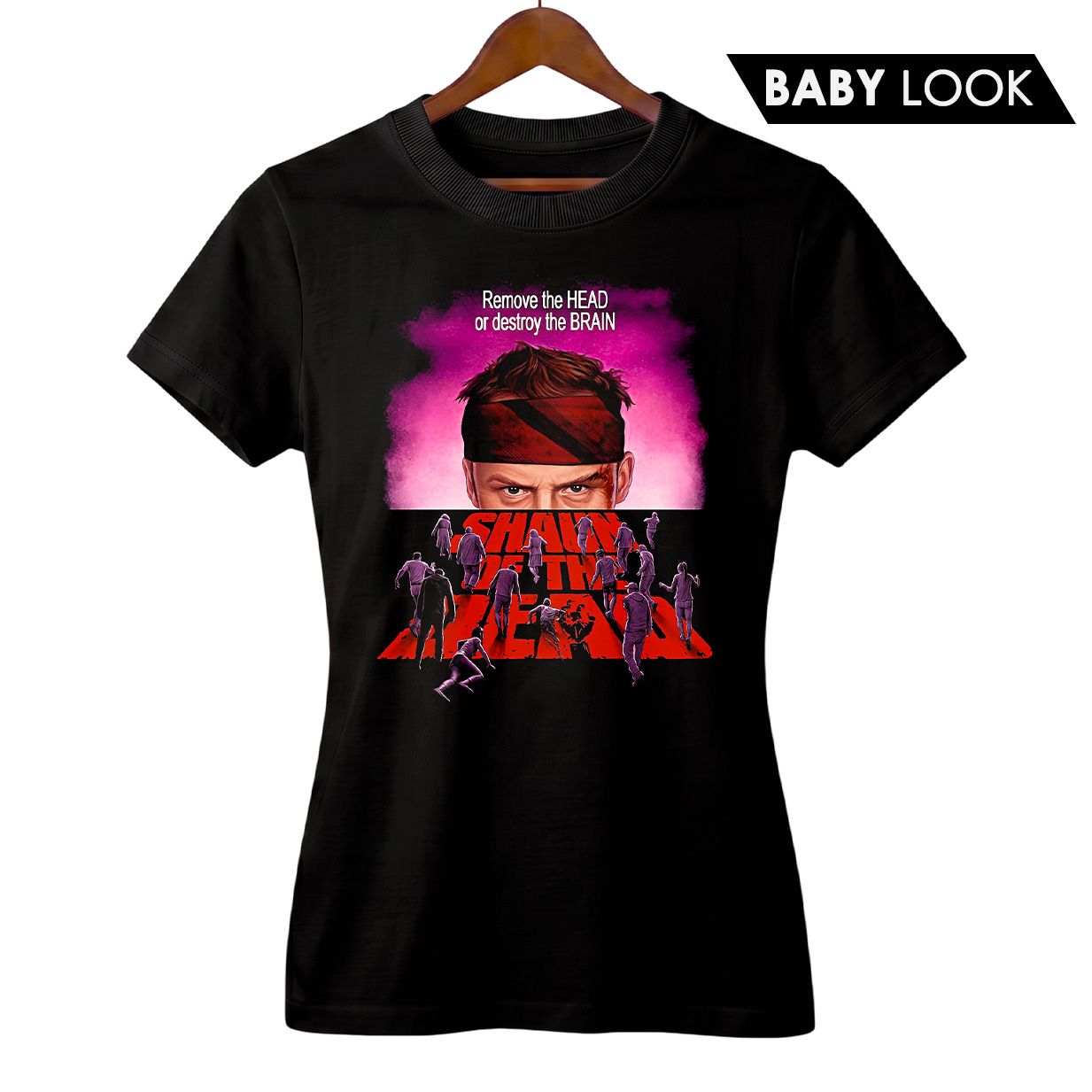 Baby Look Feminina Todo Mundo Quase Morto | Filme de Terror
