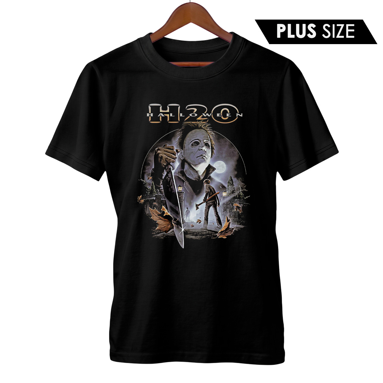 Camiseta Plus Size Halloween H20 | 20 Anos Depois | Filme de Terror