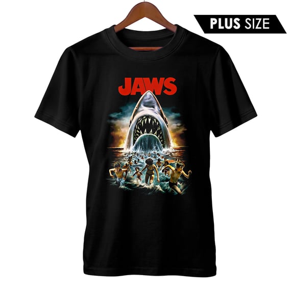 Camiseta Plus Size Tubarão | Terror na Praia | Filme de Terror