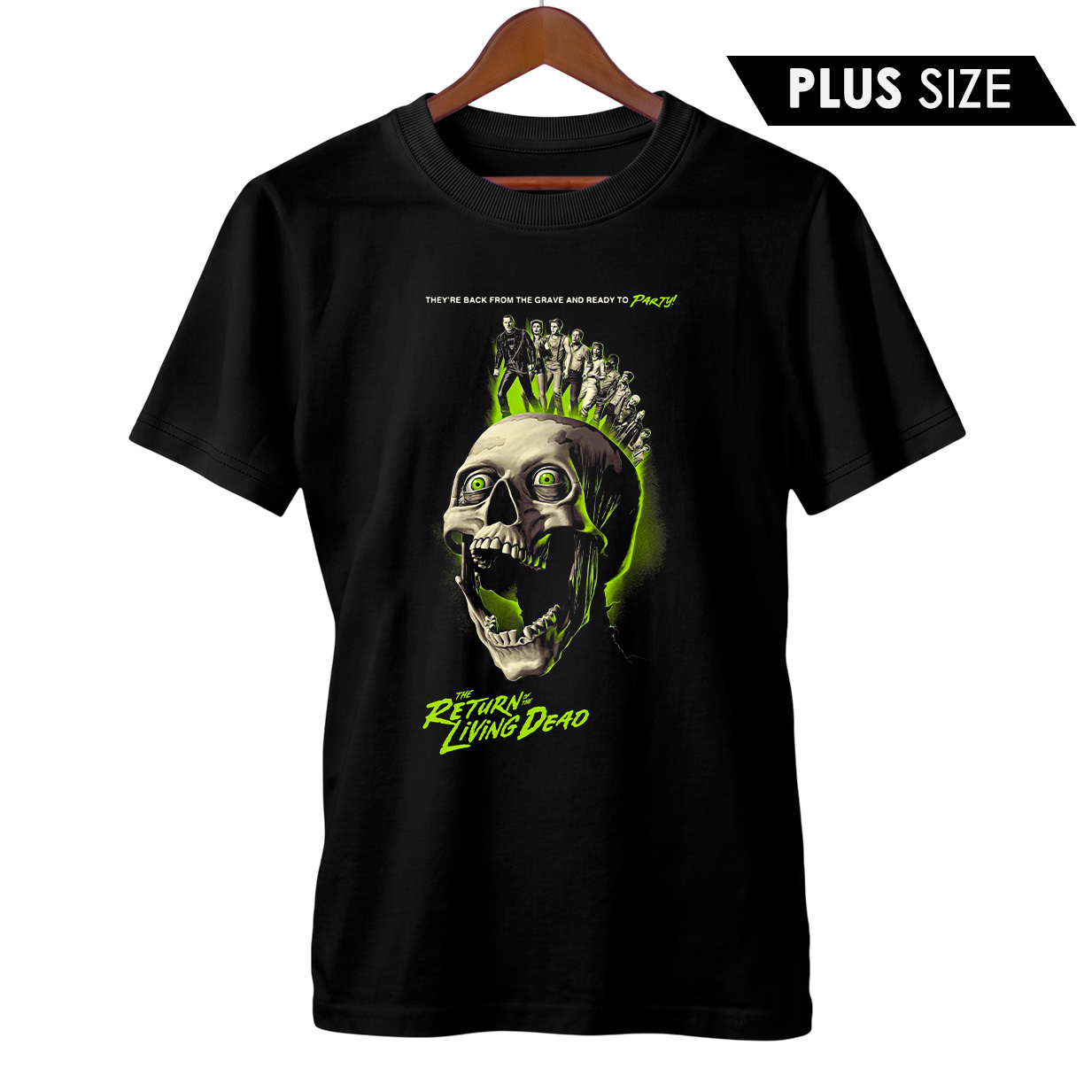Camiseta Plus Size A Volta dos Mortos Vivos | Festa no Cemitério | Filme de Terror