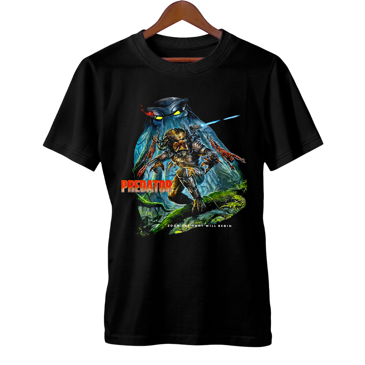Camiseta O Predador | A Caçada Começou | Filme de Ficção Científica