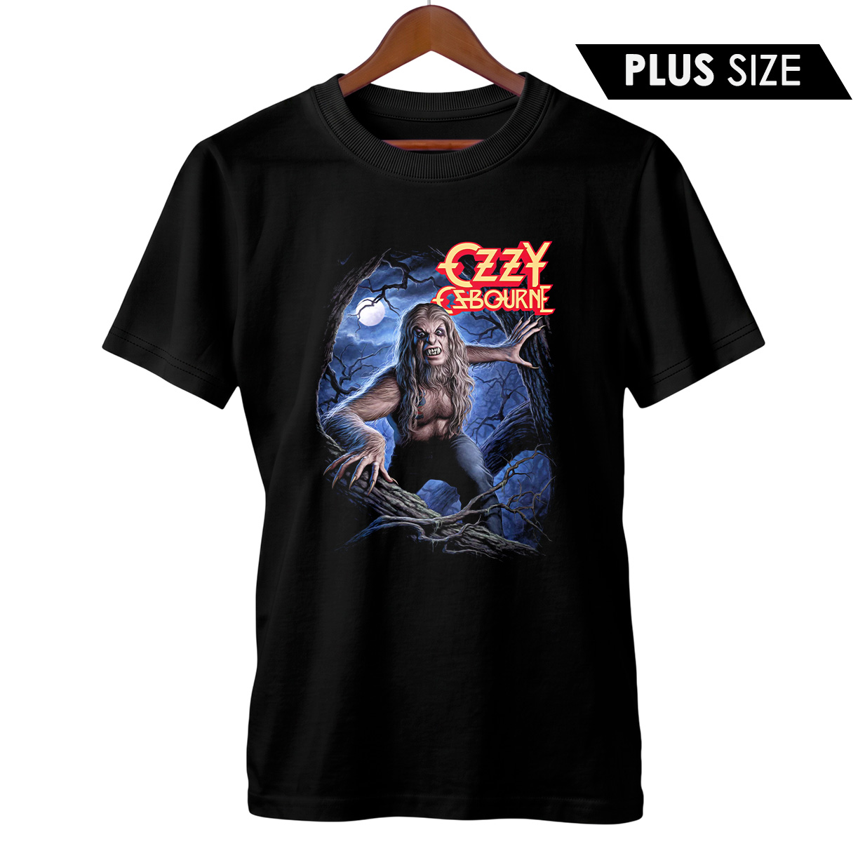 Camiseta Plus Size Ozzy Osbourne | Bark at the Moon | Rock
