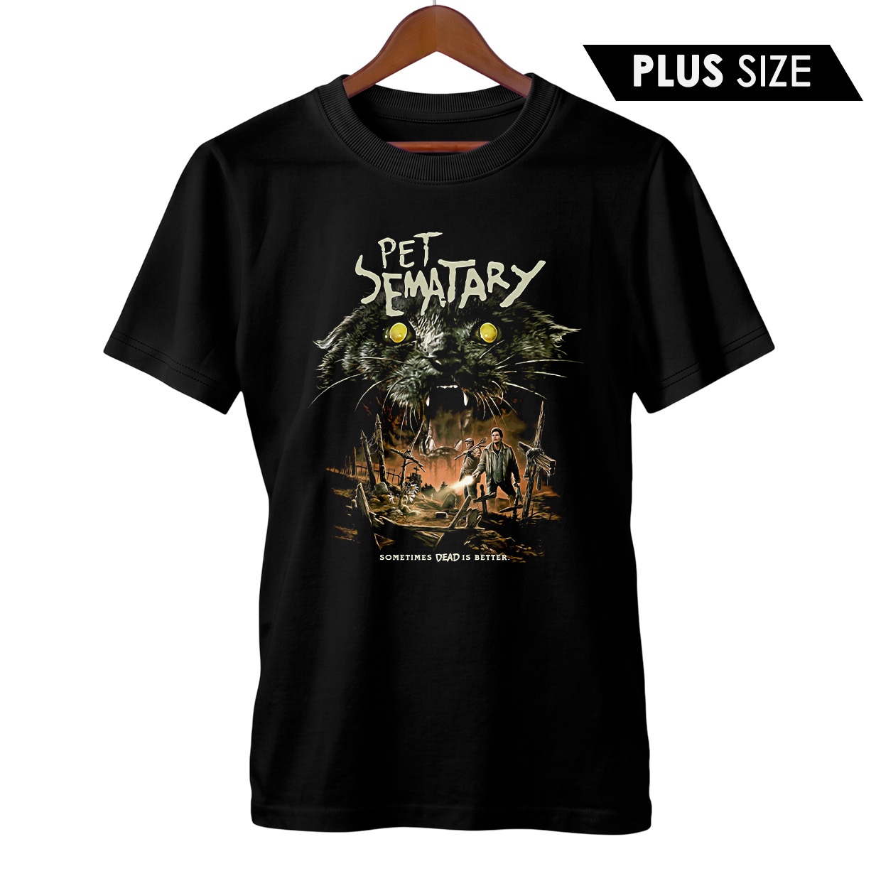 Camiseta Plus Size Cemitério Maldito | Filme de Terror