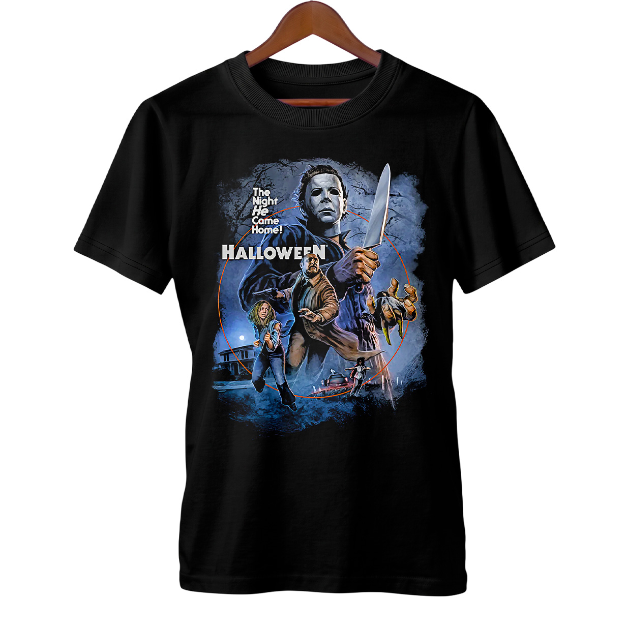 Camiseta Halloween | A Noite em que Ele Volta para Casa | Filme de Terror