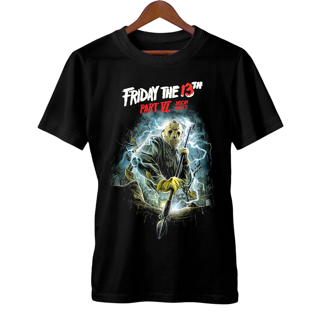 Camiseta Sexta-Feira 13 - Parte 6 | Jason Vive | Filme de Terror