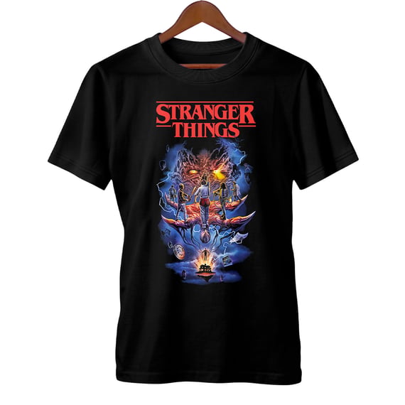 Camiseta Stranger Things | Série de Terror