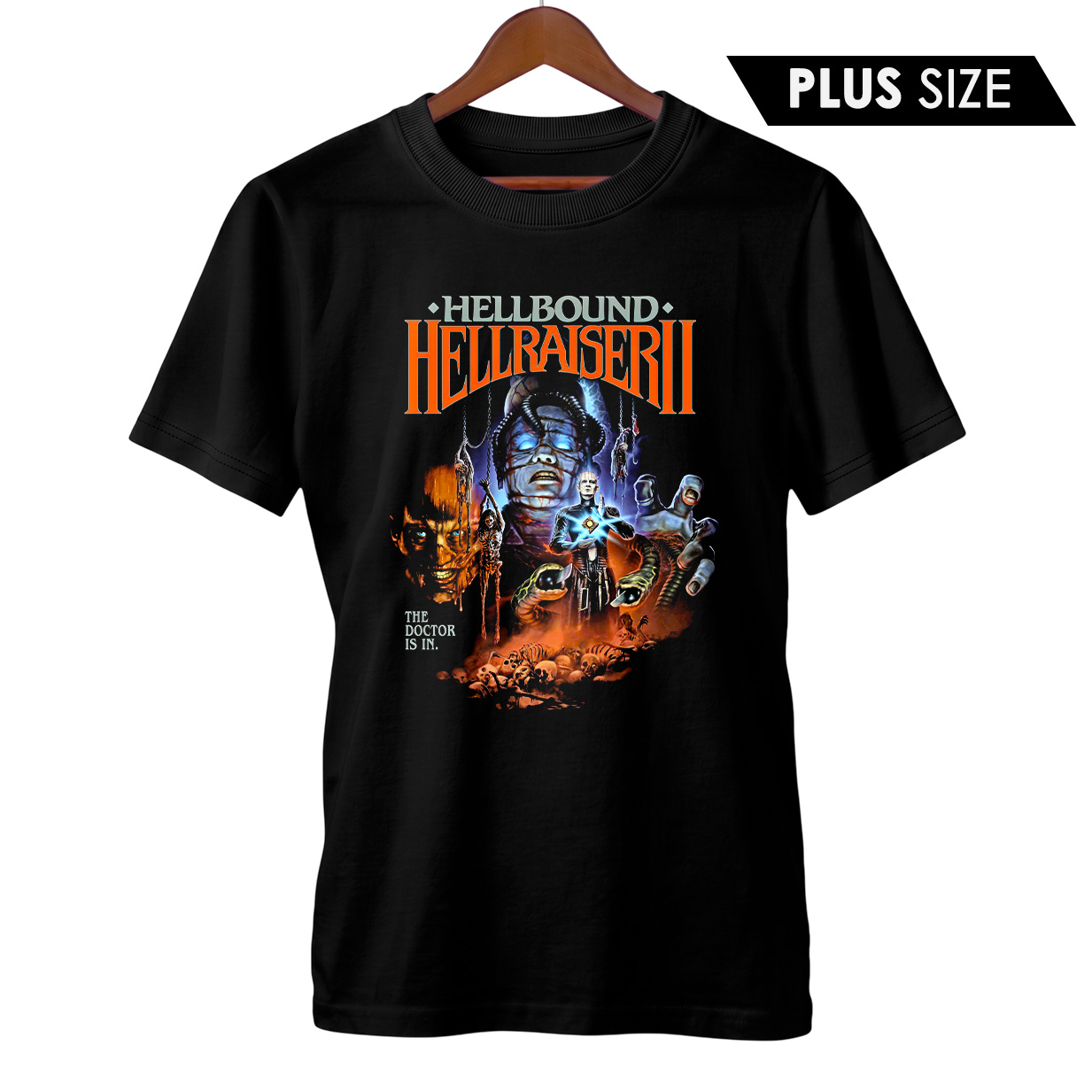 Camiseta Plus Size Hellraiser 2 - Renascido das Trevas | Filme de Terror