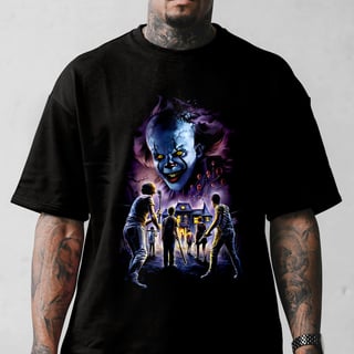 Nome do produto Camiseta Plus Size It: A Coisa | Covil de Pennywise | Filme de Terror