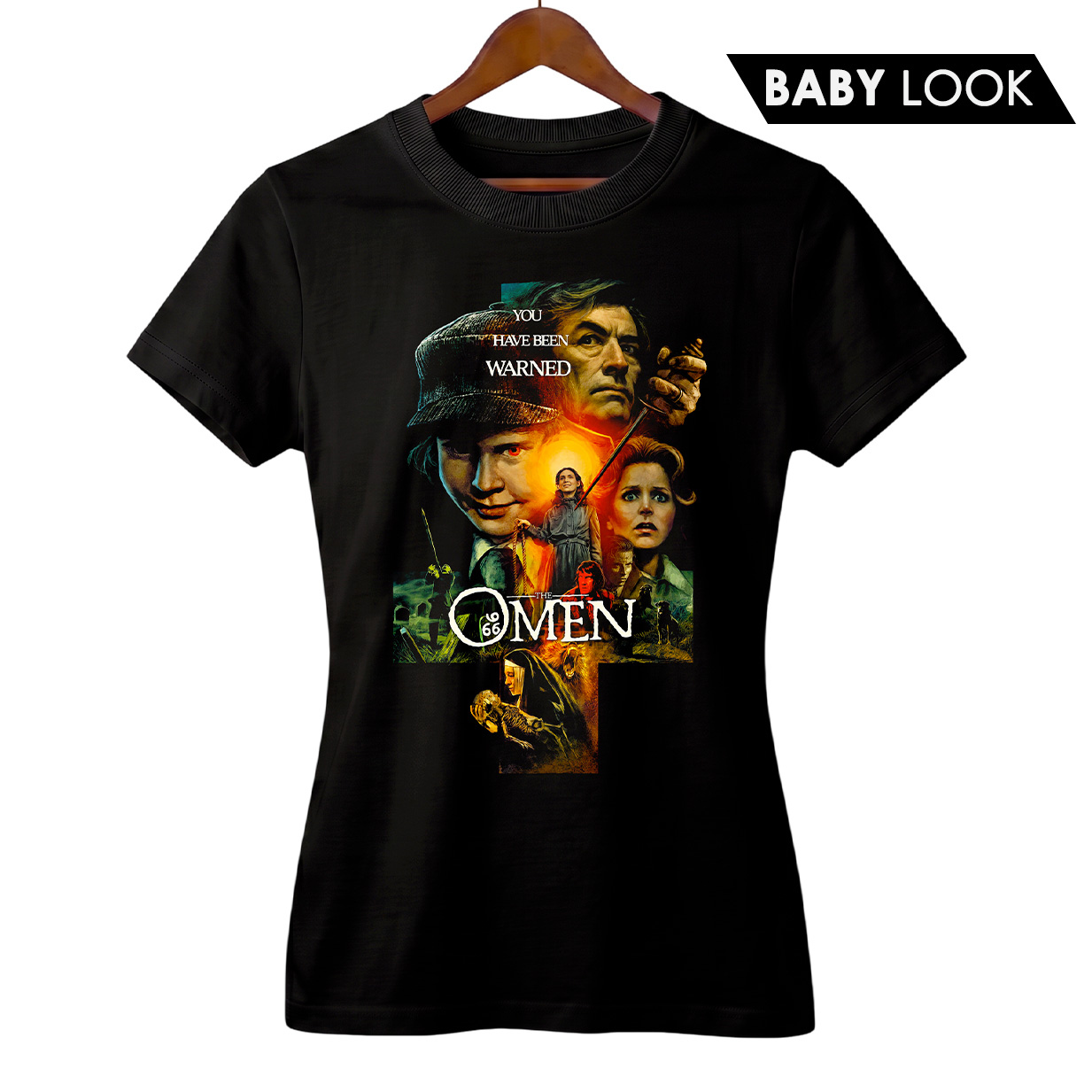 Baby Look Feminina A Profecia | A Marca do 666 | Filme de Terror