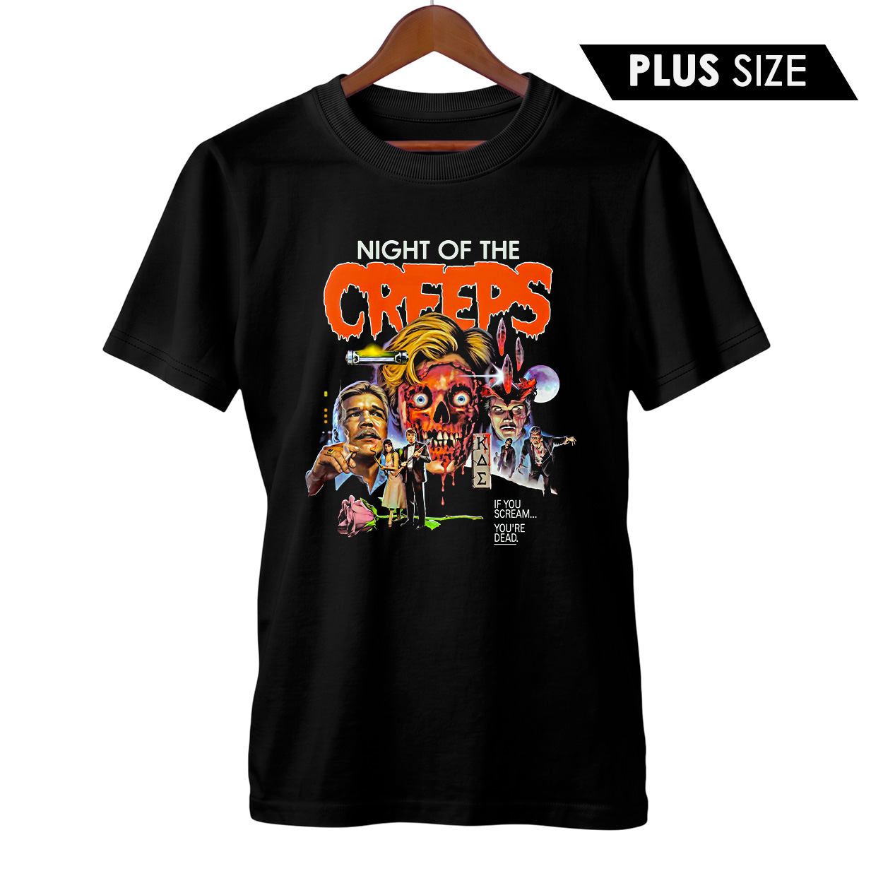 Camiseta Plus Size A Noite dos Arrepios | Filme de Terror