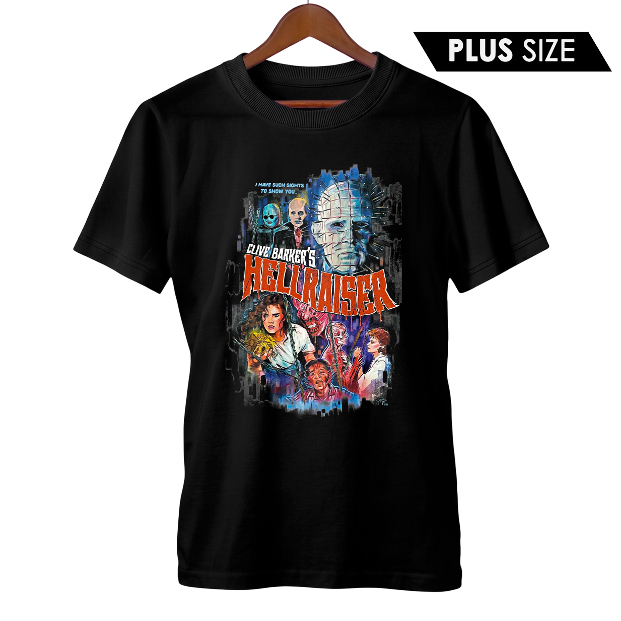 Camiseta Plus Size Hellraiser | Pinhead e os Cenobitas | Filme de Terror