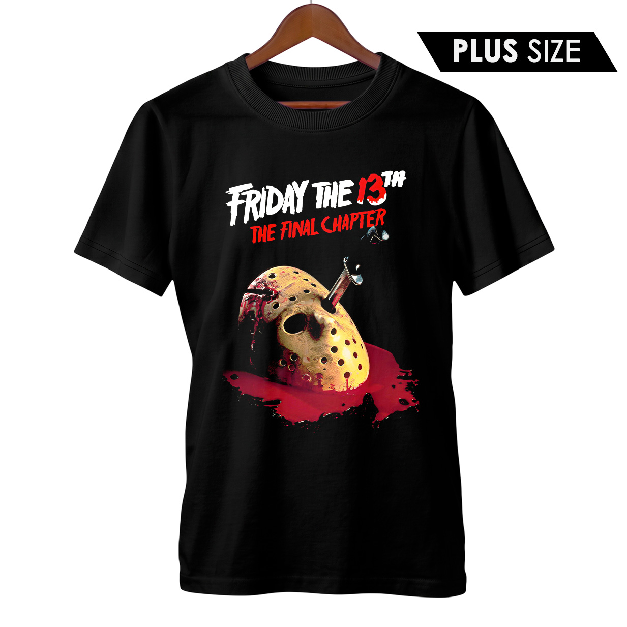 Camiseta Plus Size Sexta-Feira 13 - Parte 4 Capítulo Final | Capa do Filme | Filme de Terror