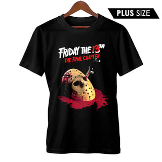 Camiseta Plus Size Sexta-Feira 13 - Parte 4 Capítulo Final | Capa do Filme | Filme de Terror