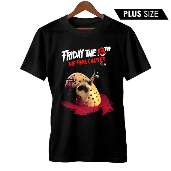 Camiseta Plus Size Sexta-Feira 13 - Parte 4 Capítulo Final | Capa do Filme | Filme de Terror