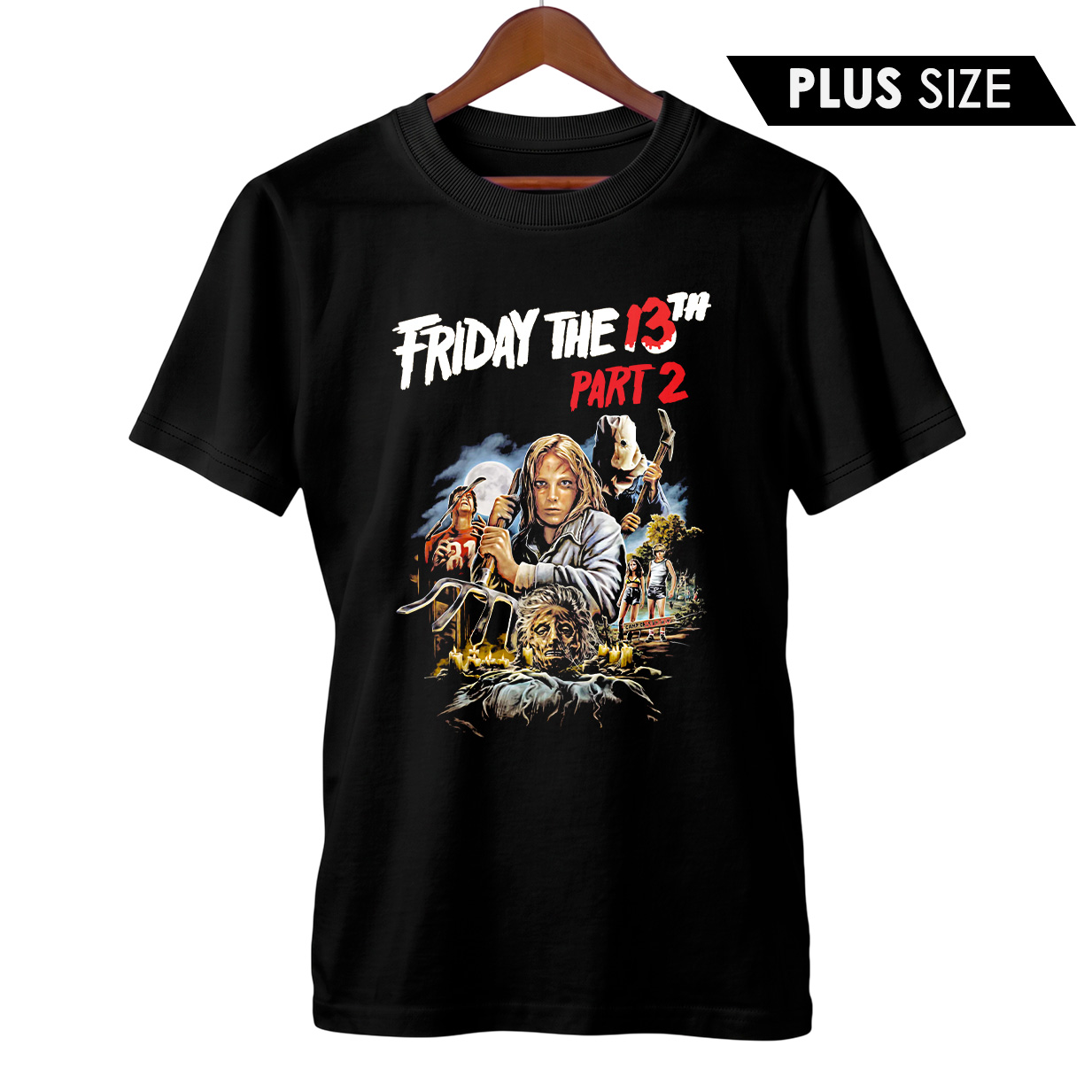 Camiseta Plus Size Sexta-Feira 13 - Parte 2 | Filme de Terror