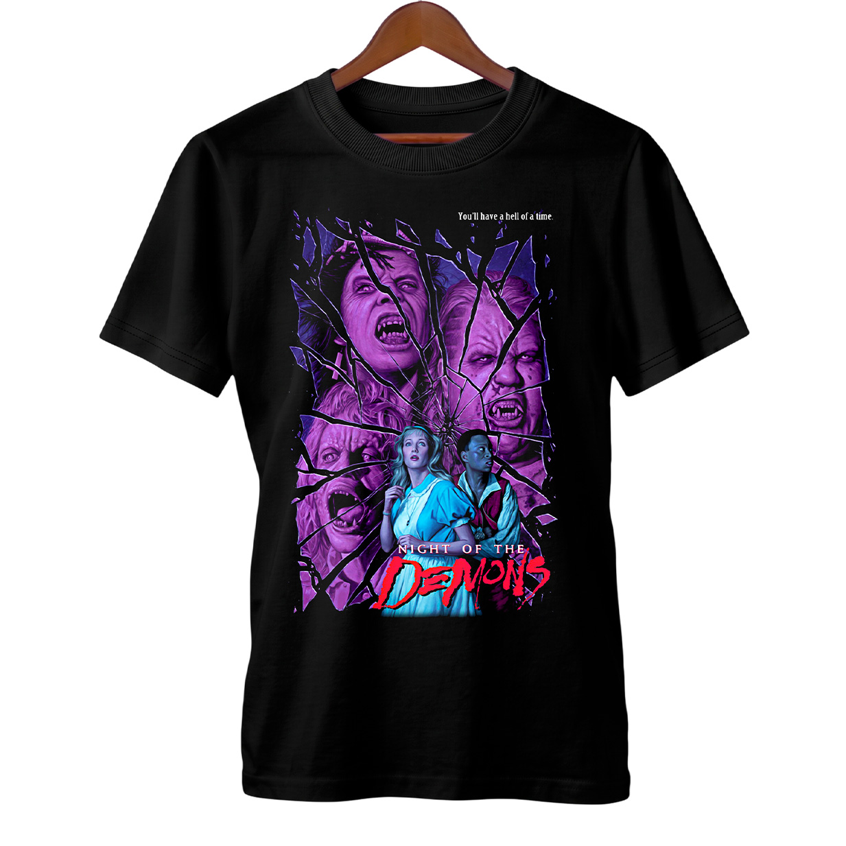 Camiseta A Noite dos Demônios | Reflexos do Inferno | Filme de Terror