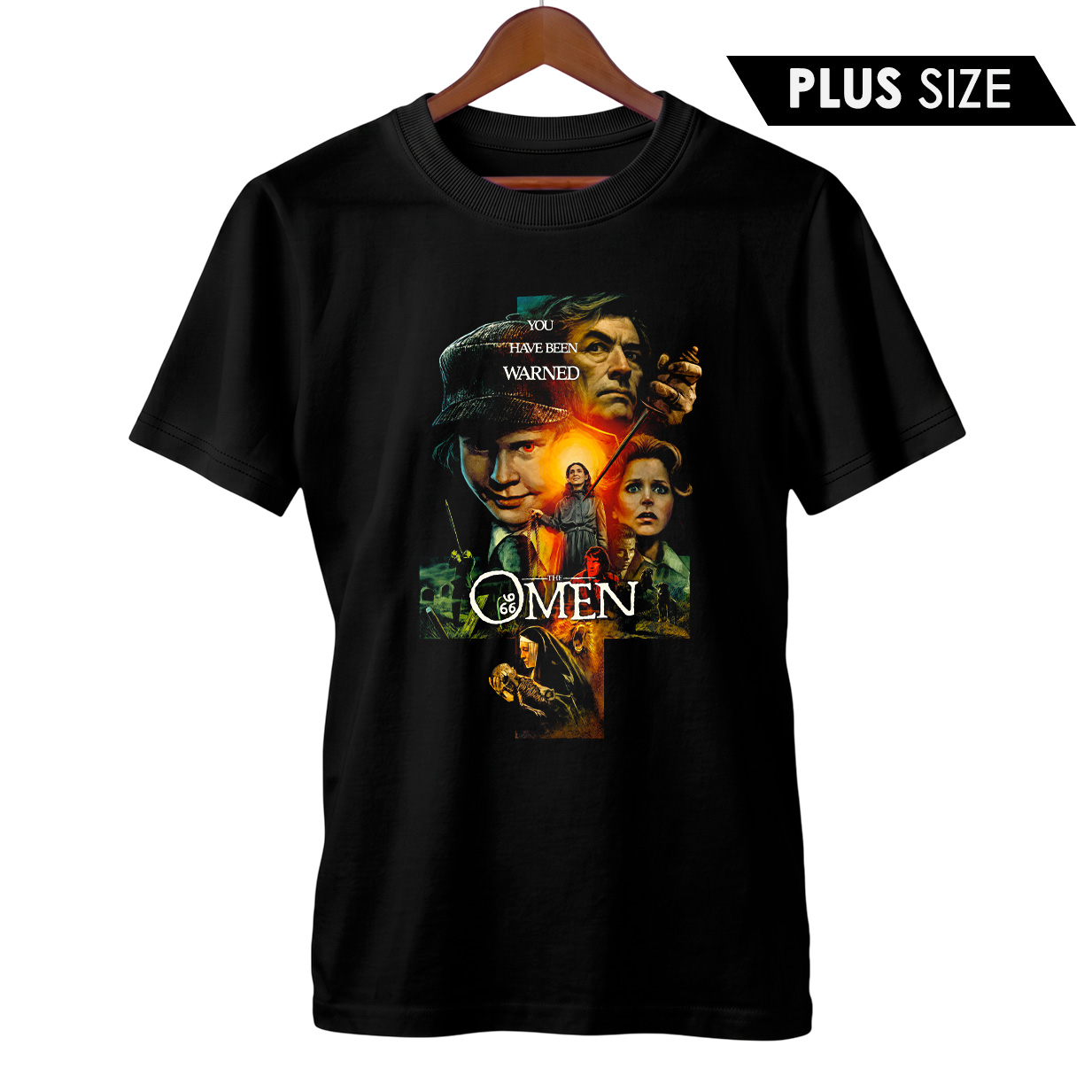 Camiseta Plus Size A Profecia | A Marca do 666 | Filme de Terror