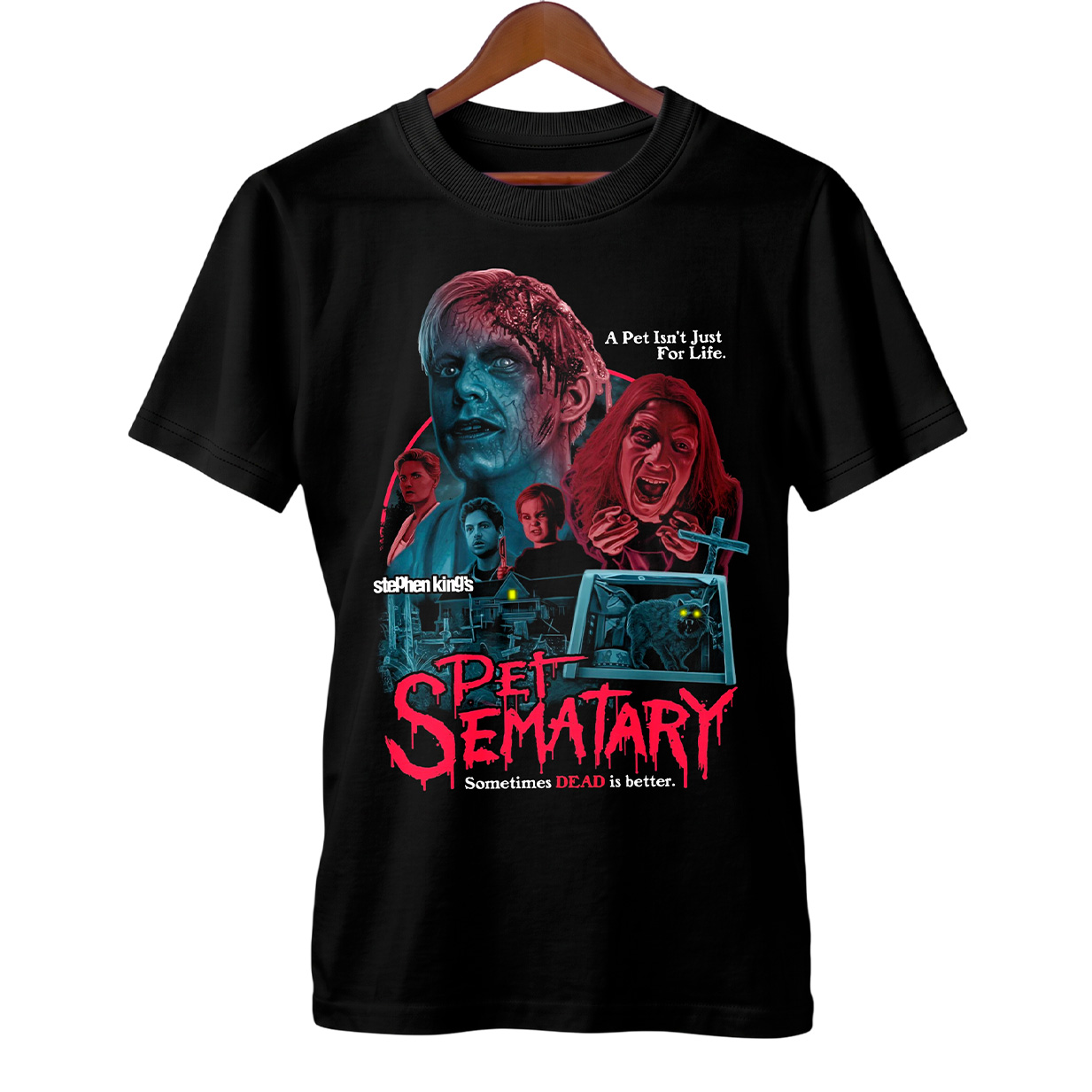 Camiseta Cemitério Maldito | Morto é Melhor | Filme de Terror