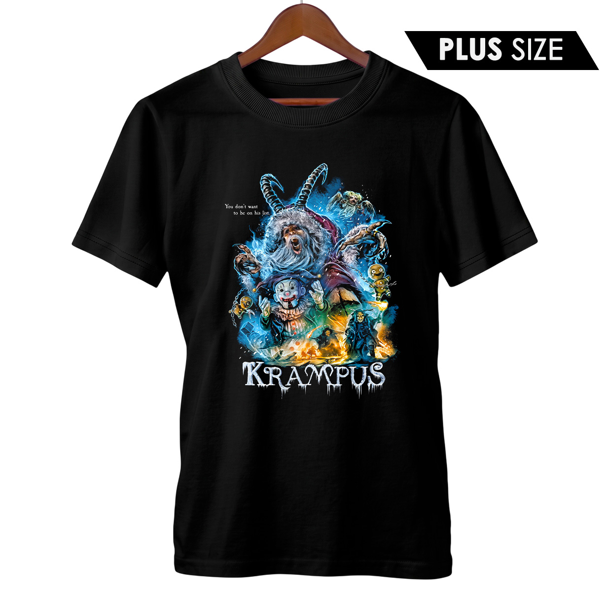 Camiseta Plus Size Krampus | O Espírito do Natal | Filme de Terror