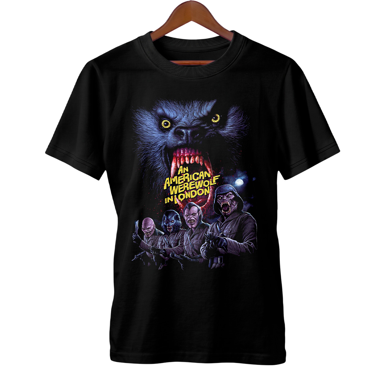 Camiseta Um Lobisomem Americano em Londres | Maldição da Lua Cheia | Filme de Terror