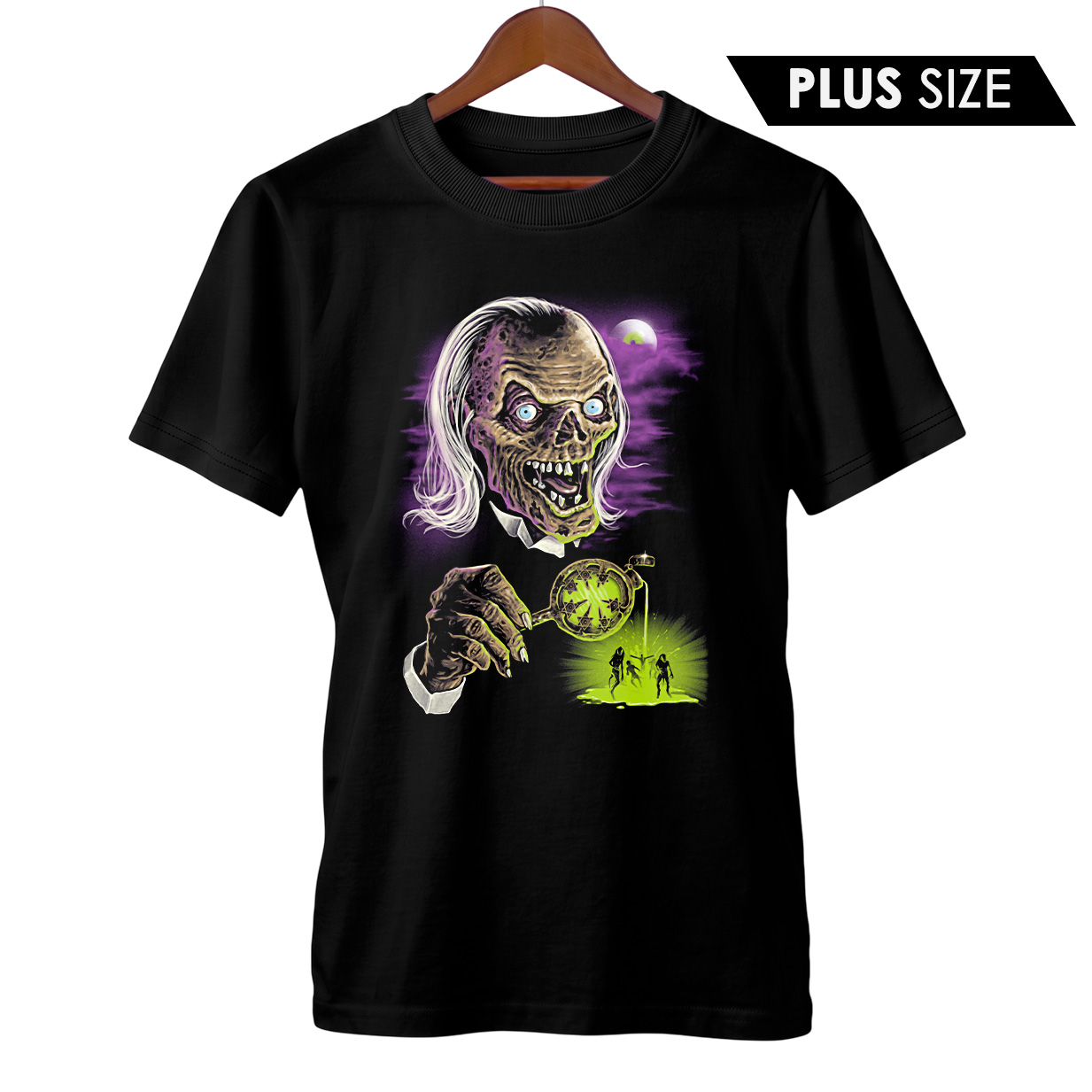 Camiseta Plus Size Contos da Cripta | Guardião da Cripta | Série de Terror