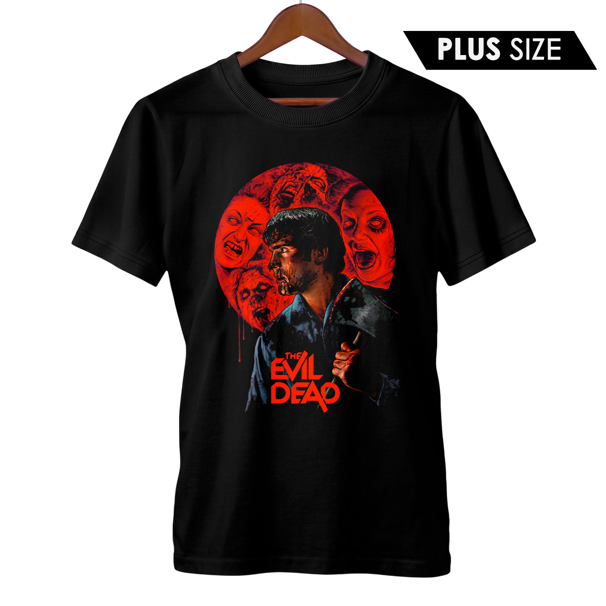 Camiseta Plus Size A Morte do Demônio - Evil Dead | Ash Contra os Mortos | Filme de Terror