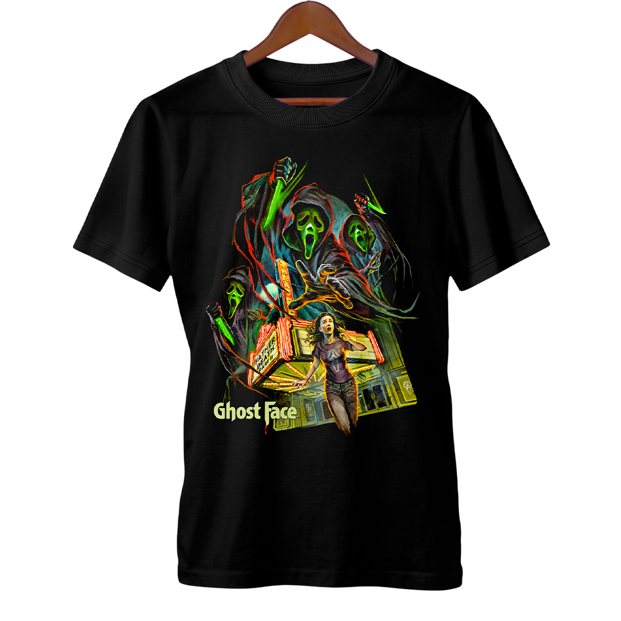 Camiseta Pânico | Noite das Máscaras | Ghostface | Filme de Terror