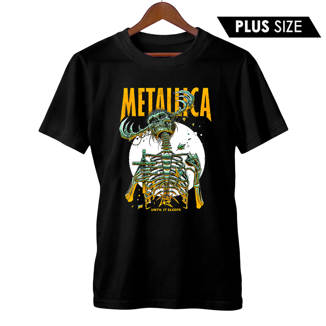 Camiseta Plus Size Metallica | Until It Sleeps | Rock