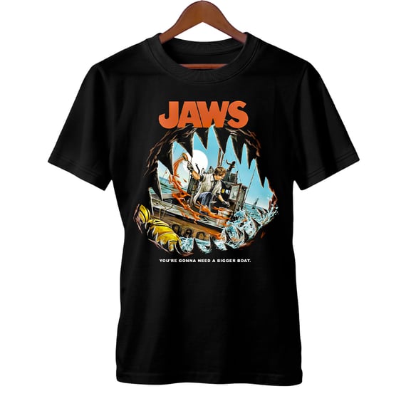 Camiseta Tubarão | Vamos Precisar de um Barco Maior | Filme de Terror