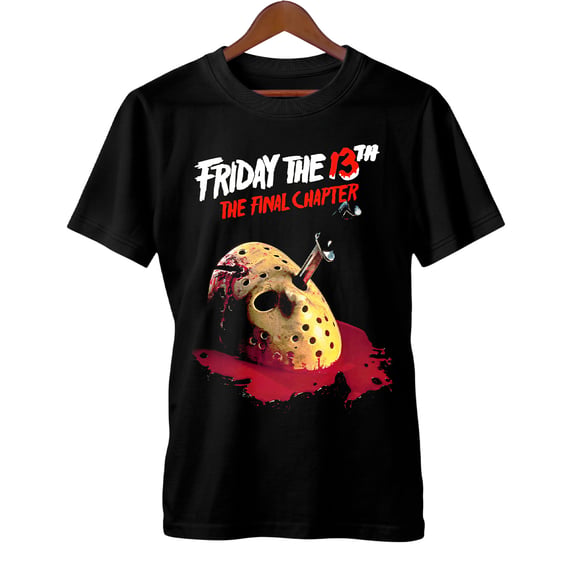 Camiseta Sexta-Feira 13 - Parte 4 Capítulo Final | Capa do Filme | Filme de Terror