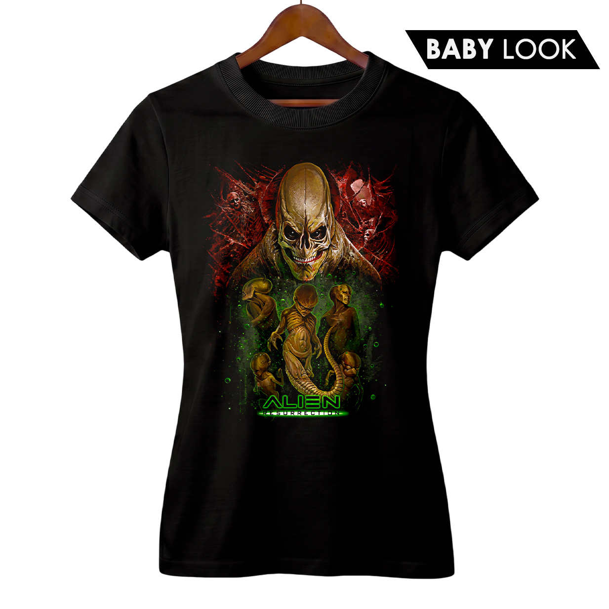 Baby Look Feminina Alien - A Ressurreição | Filme de Terror