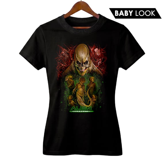 Baby Look Feminina Alien - A Ressurreição | Filme de Terror
