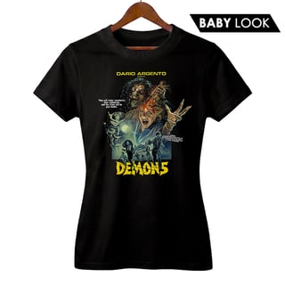 Nome do produto Baby Look Feminina Demons – Filhos das Trevas | A Noite dos Possuídos | Filme de Terror