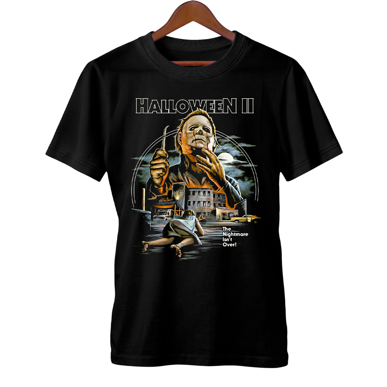 Camiseta Halloween 2 | O Pesadelo Continua | Filme de Terror
