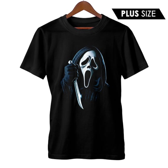 Camiseta Plus Size Pânico | A Máscara do Ghostface | Filme de Terror