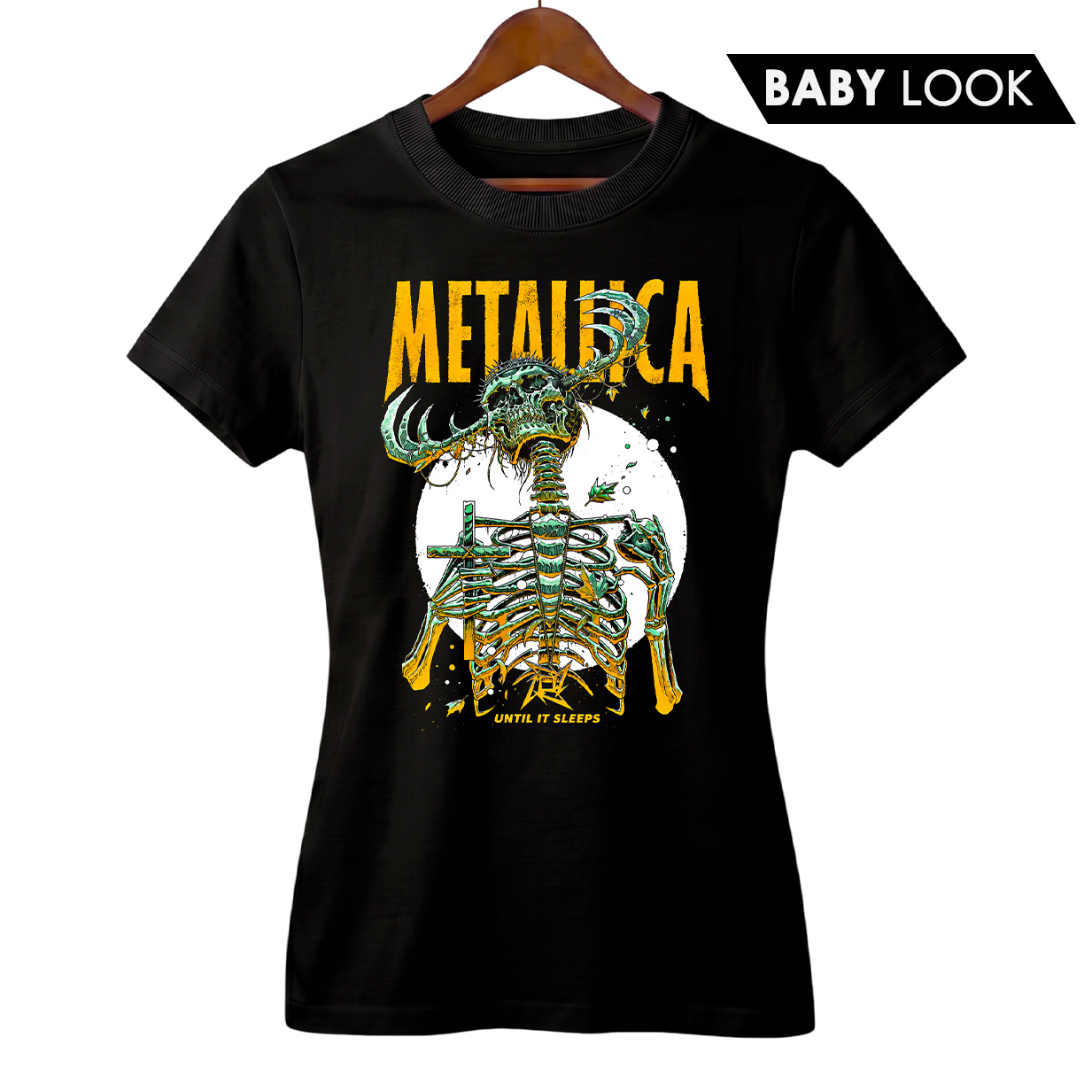 Baby Look Feminina Metallica | Until It Sleeps | Rock