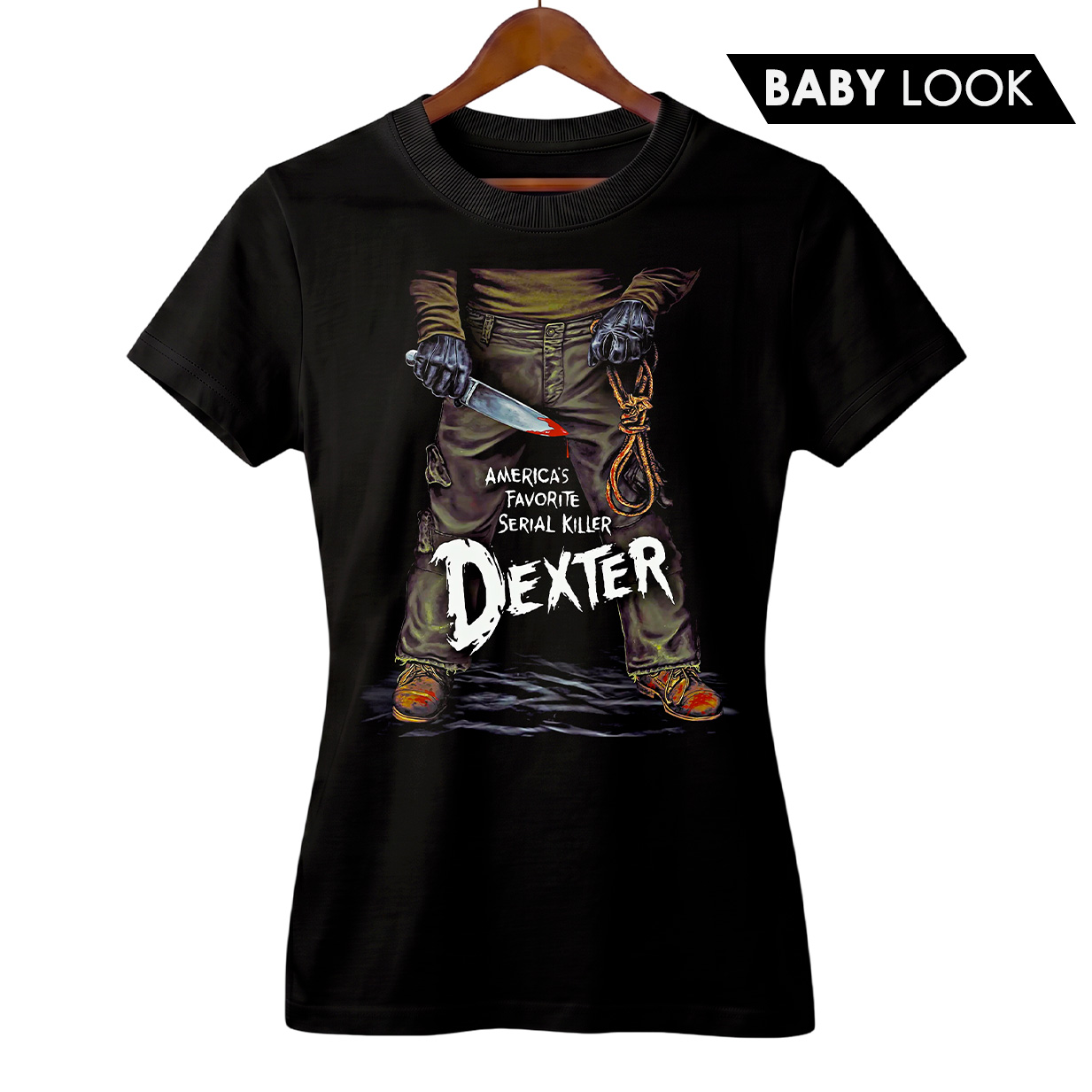 Baby Look Feminina Dexter | Alter-Ego | Série