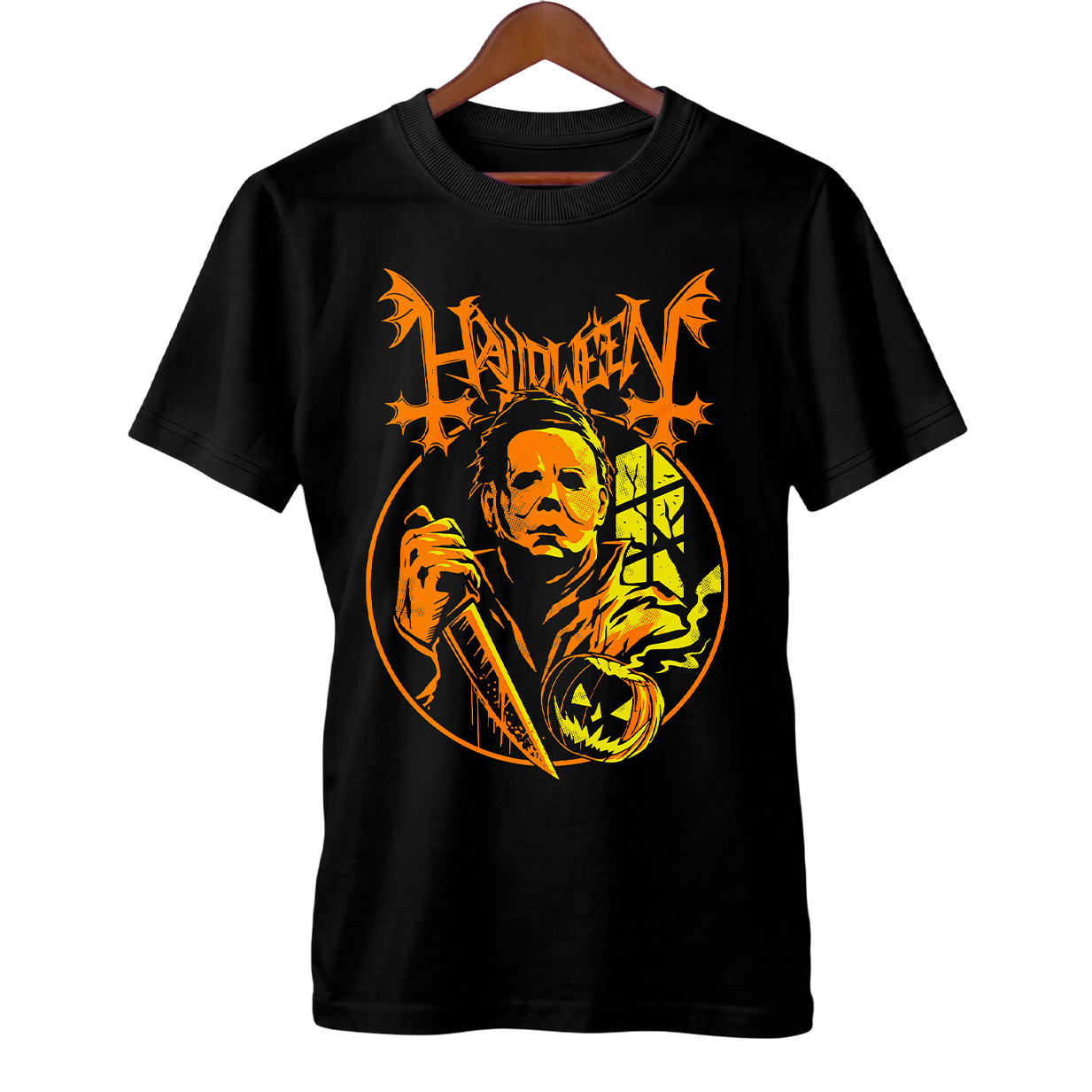 Camiseta Halloween + Banda Mayhem | Rock Horror