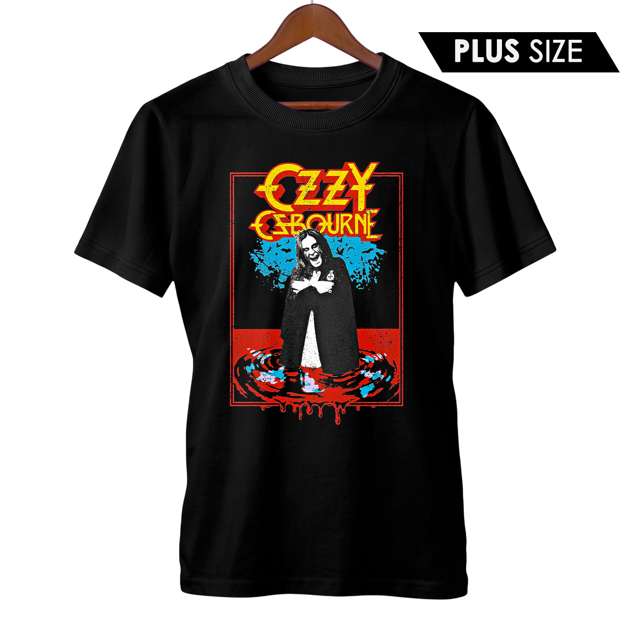 Camiseta Plus Size Ozzy Osbourne | Batismo de Sangue | Rock