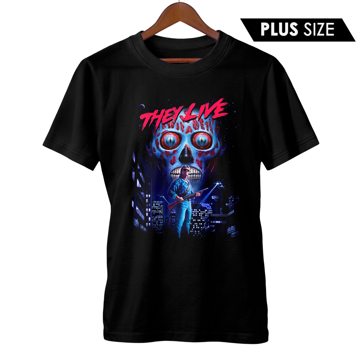 Camiseta Plus Size Eles Vivem | Filme de Terror