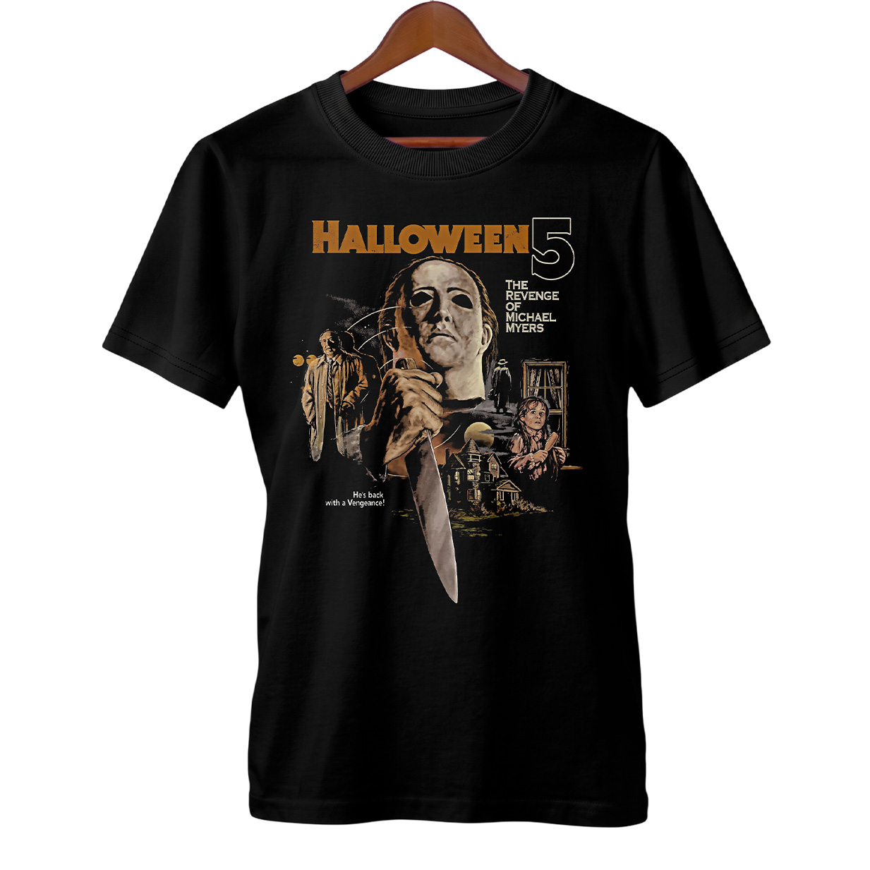 Camiseta Halloween 5 | A Vingança de Michael Myers | Filme de Terror