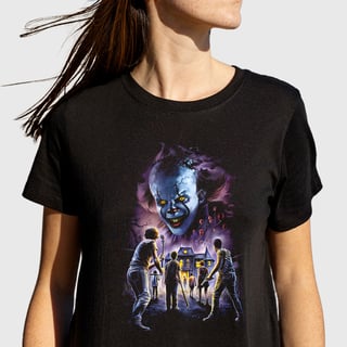 Nome do produto Baby Look Feminina It: A Coisa | Covil de Pennywise | Filme de Terror