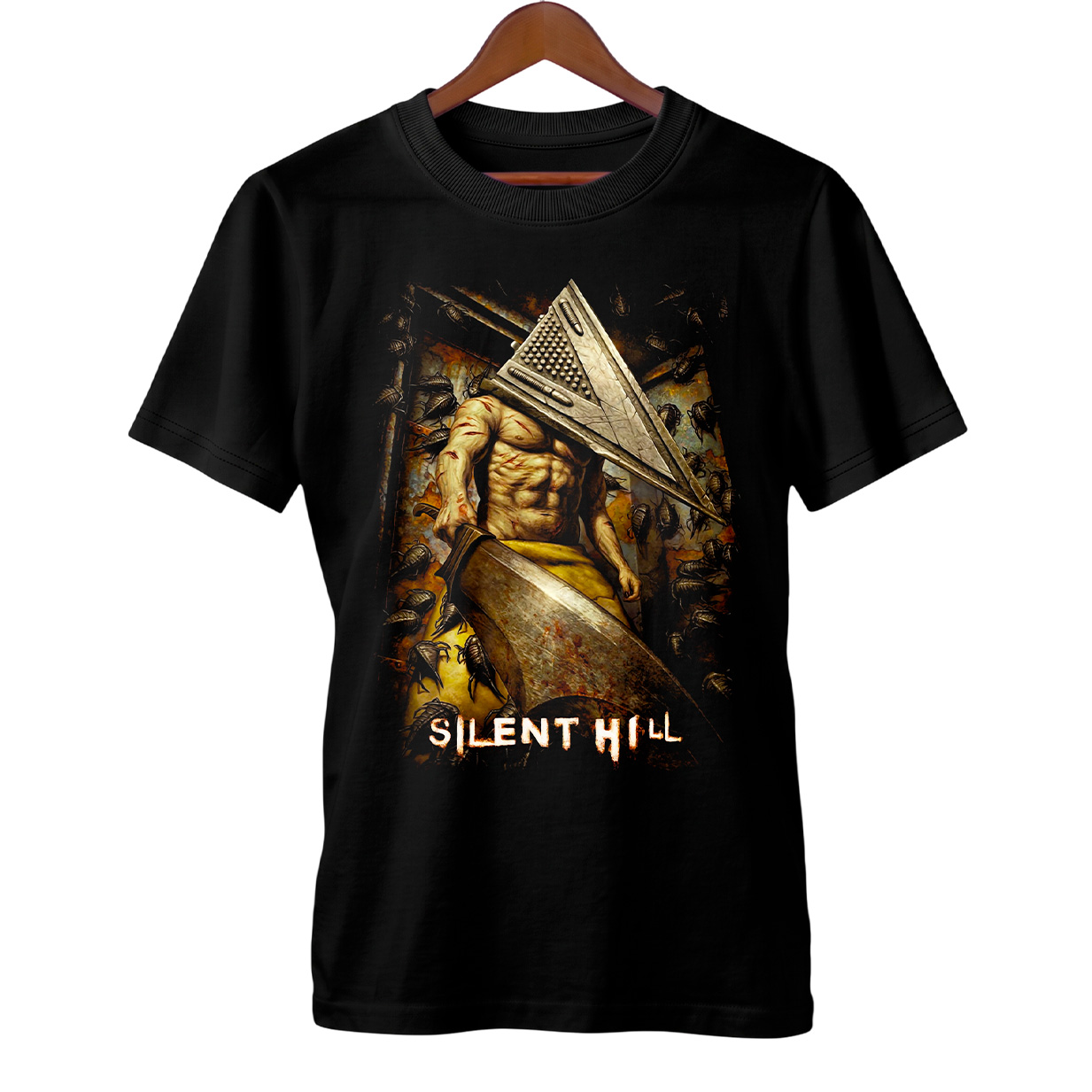 Camiseta Silent Hill | Pesadelo de Pyramid Head | Jogo de Terror
