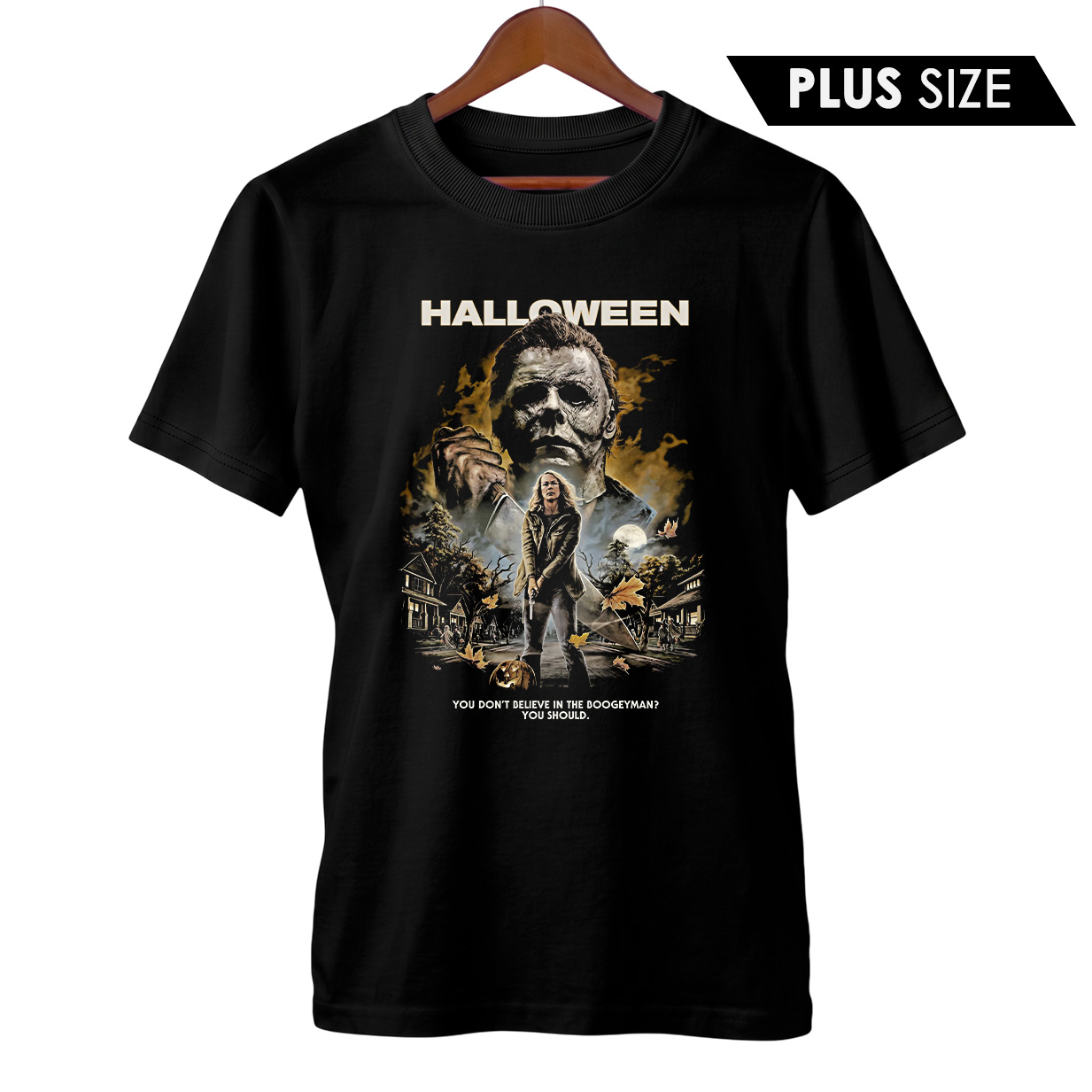 Camiseta Plus Size Halloween | Acredite no Bicho-Papão | Filme de Terror