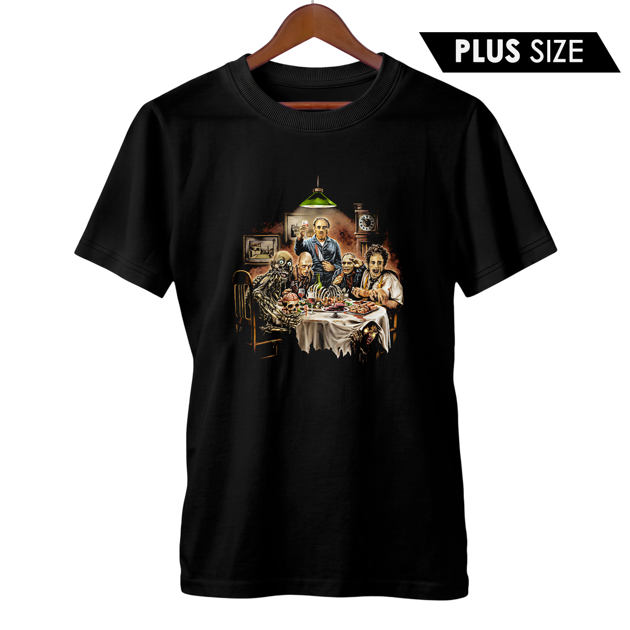 Camiseta Plus Size Família Canibal | Filme de Terror