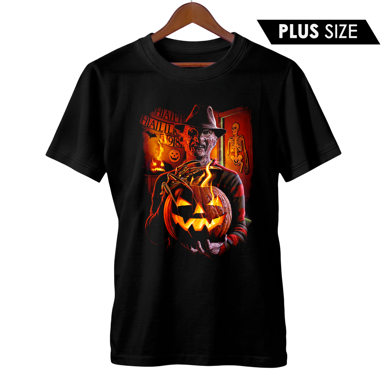 Camiseta Plus Size A Hora do Pesadelo | Doces ou Pesadelos | Filme de Terror