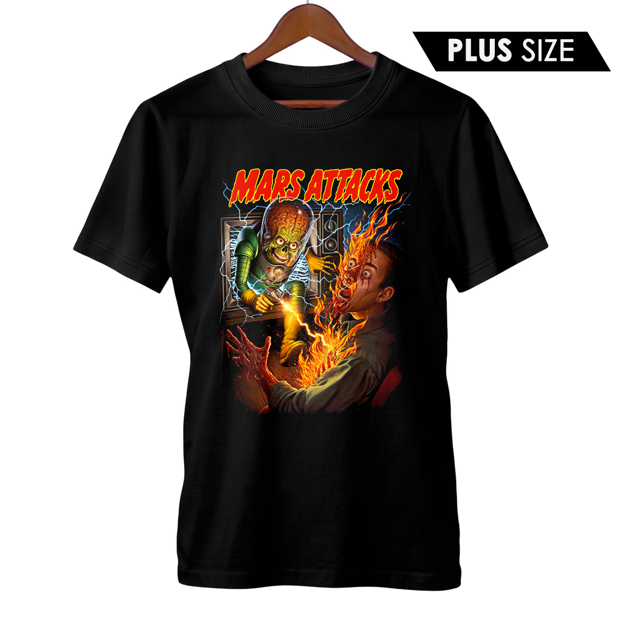 Camiseta Plus Size Marte Ataca! | Filme de Terror