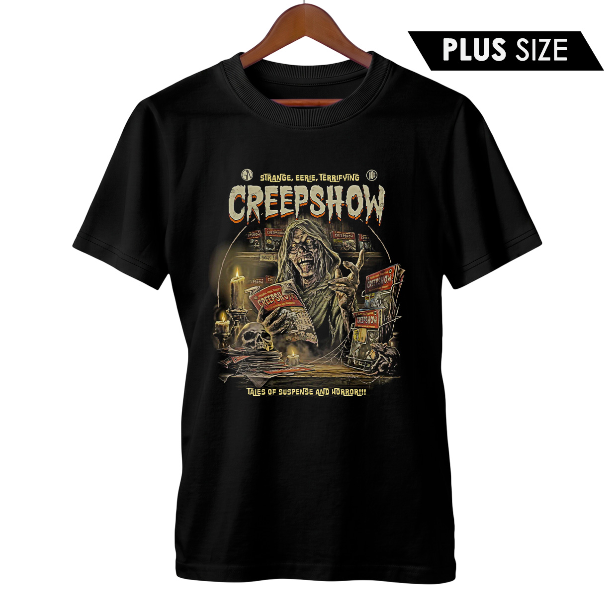 Camiseta Plus Size Creepshow | Contos de Horror | Filme de Terror