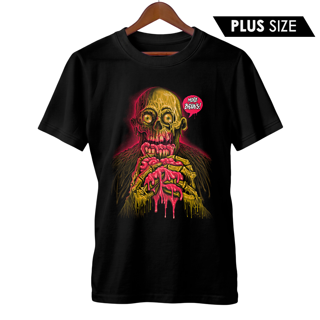 Camiseta Plus Size A Volta dos Mortos Vivos - Tarman | Cérebro | Filme de Terror